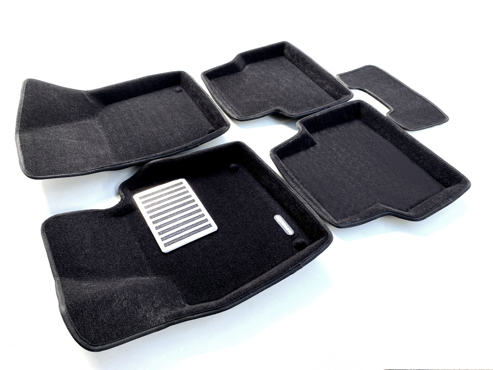 Коврики салона текст. 3D euro-std VOLKSWAGEN Tiguan (2008-2015) (EM3D) NP